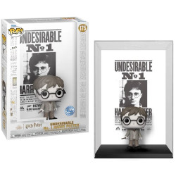 HARRY POTTER FIGURINE FUNKO POP Display Case N° 175 - Harry "Wanted Poster"