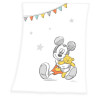 COUVERTURE PLAID BEBE MICKEY DISNEY