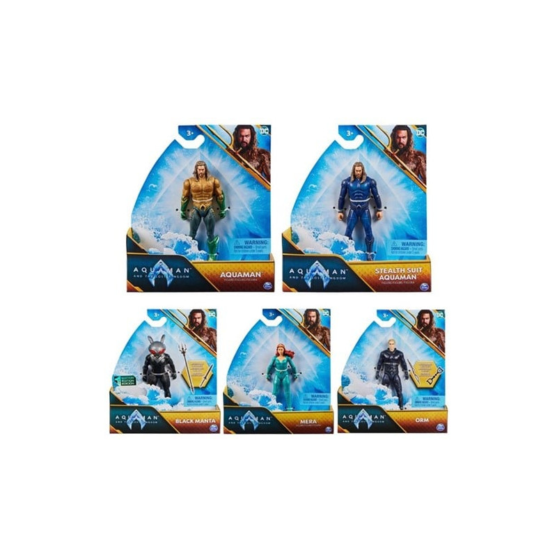 FIGURINES AQUAMAN 4 - DC ( 5 ASSORTIE )
