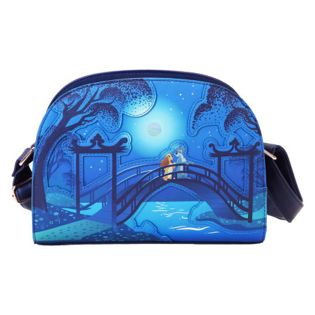 SAC BANDOULIERE LOUNGEFLY LA BELLE ET LE CLOCHARD DISNEY