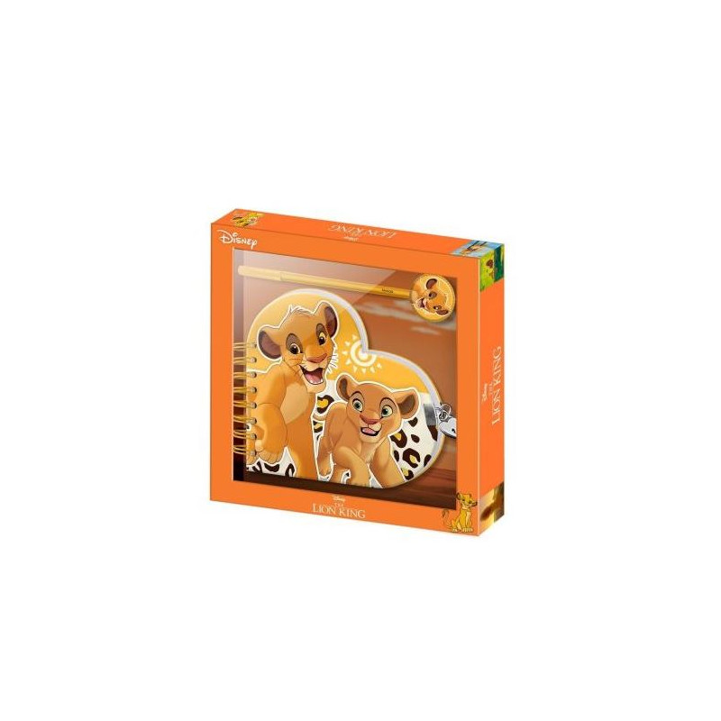 SET CARNET + STYLO LE ROI LION - DISNEY