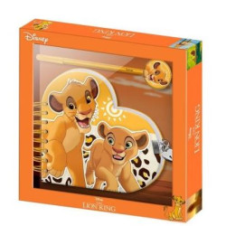 SET CARNET + STYLO LE ROI LION - DISNEY