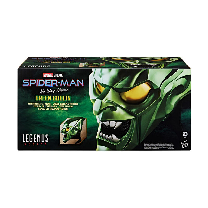 Casque Premium Green Goblin Bouffon Vert Spiderman No Way Home Marvel