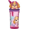 Verre à paille figurine 3D Paw Patrol Pat Patrouille Stella 360ml