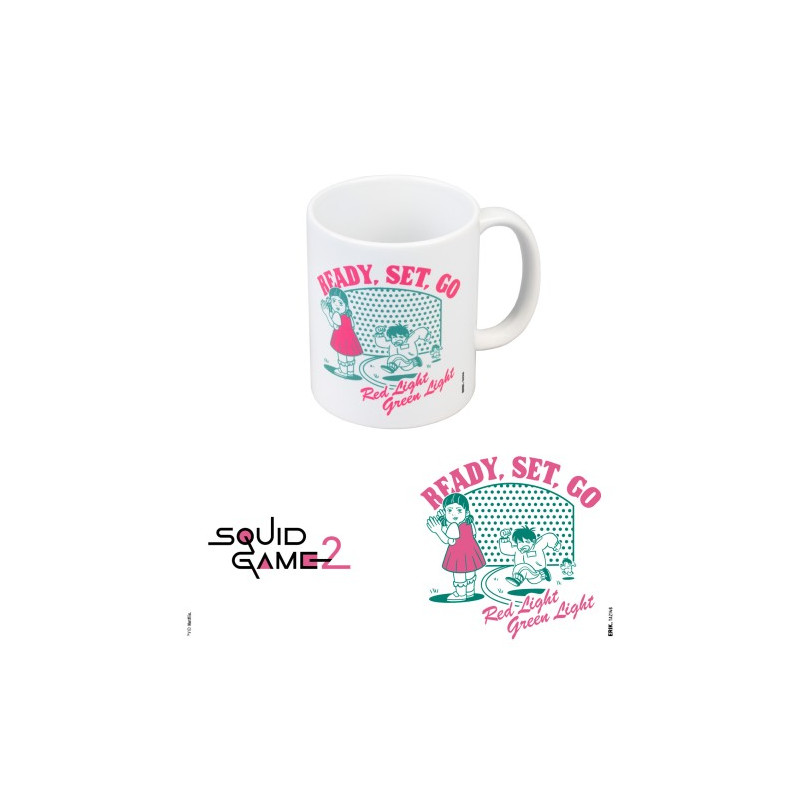 MUG SQUID GAME LUMIERE ROUGE, LUMIERE VERTE