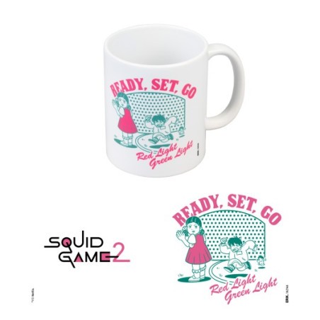 MUG SQUID GAME LUMIERE ROUGE, LUMIERE VERTE