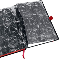 Carnet Dark Vador relief