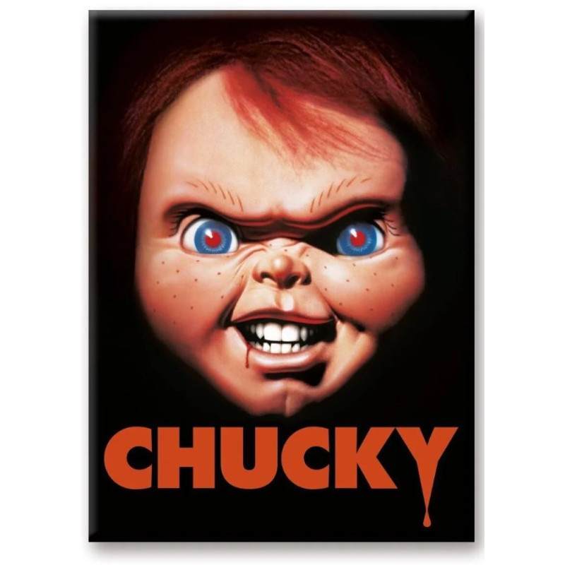 CHUCKY - Face - aimant 6.3x8.9cm