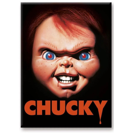 CHUCKY - Face - aimant 6.3x8.9cm