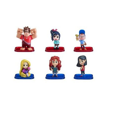 PACK DE 6 FIGURINE - LE MONDE DE RALPH disney