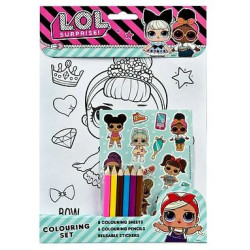 SET DE COLORIAGE L.O.L