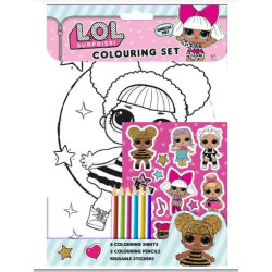 SET DE COLORIAGE L.O.L