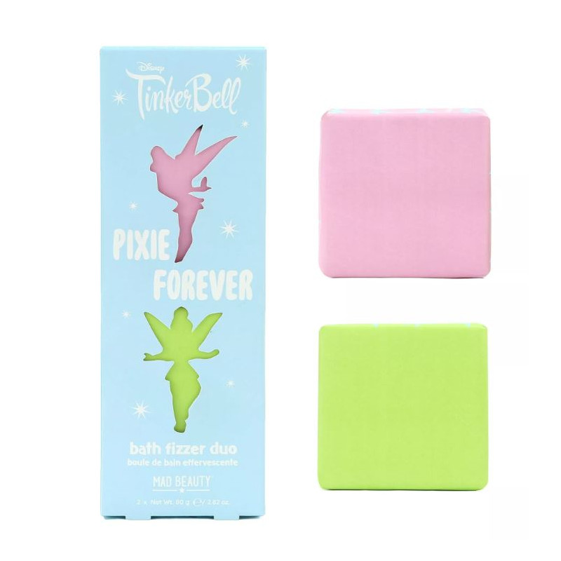 Duo de boules de bain effervescentes fée clochette peter pan disney