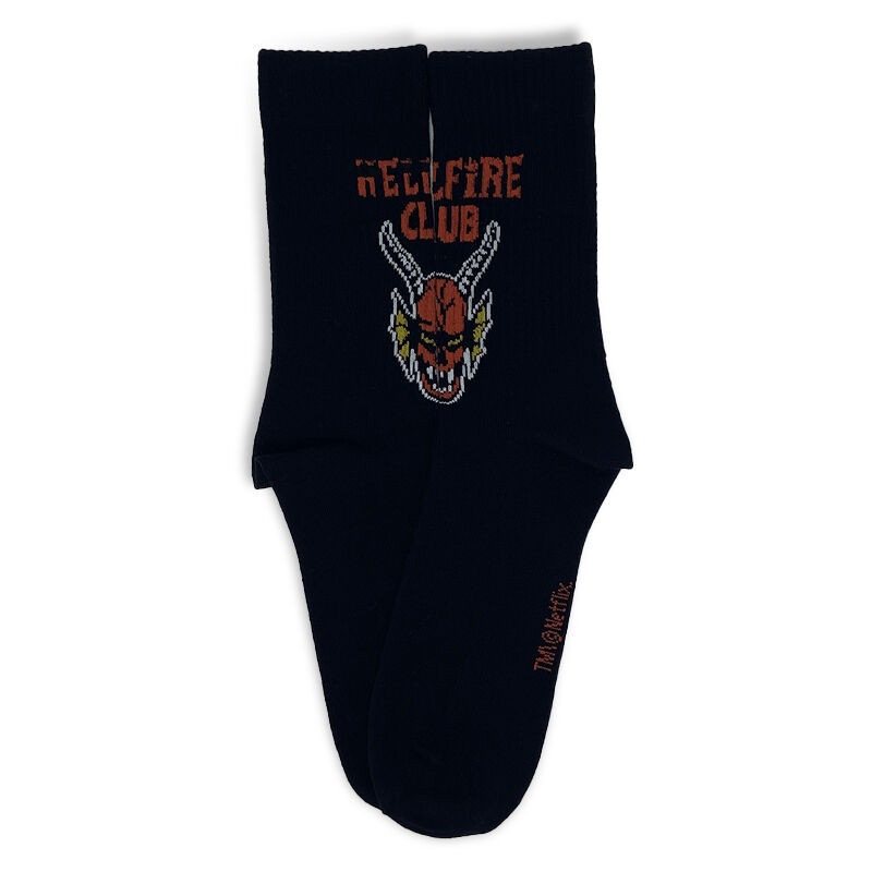 Chaussettes avec logo Hellfire Club. T.35-41 STRANGER THINGS