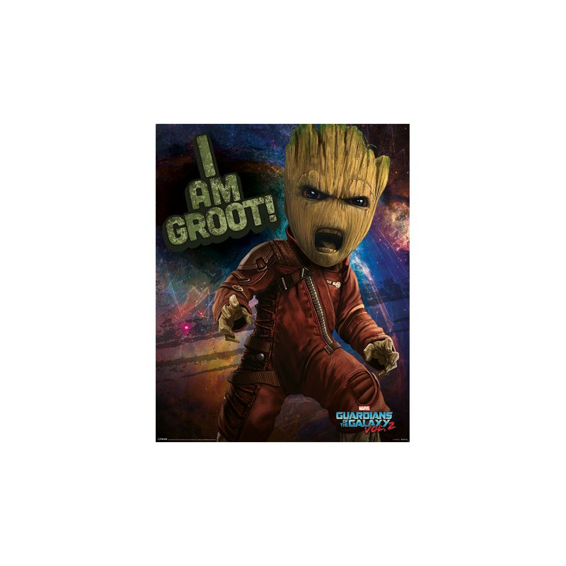 Poster Gardien de la galaxie I am Groot