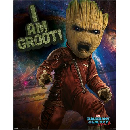 Poster Gardien de la galaxie I am Groot