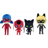 PELUCHE MIRACULOUS LADYBUG ET AMIS ( 4 ASSORTIS )