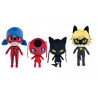 PELUCHE MIRACULOUS LADYBUG ET AMIS ( 4 ASSORTIS )