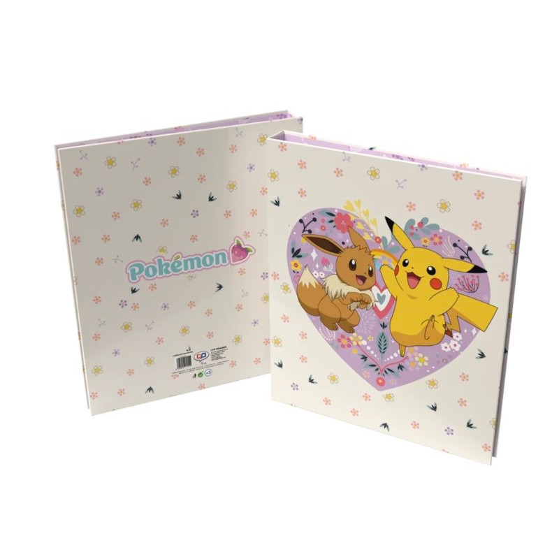 POKEMON - Collection Flower - Classeur 4 Anneaux