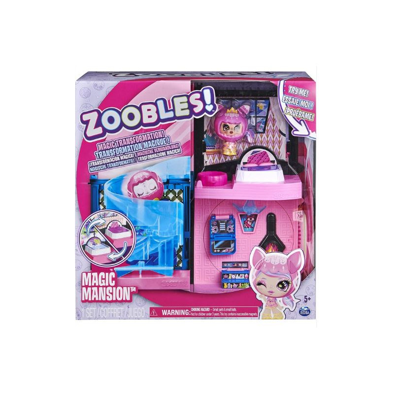 MAISON MAGIQUE MODULABLE ZOOBLES - BOULES MAGIQUES TRANSFORMABLES EN ANIMAUX