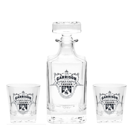 PEAKY BLINDERS - Set Carafe + 2 verres "Garrison"