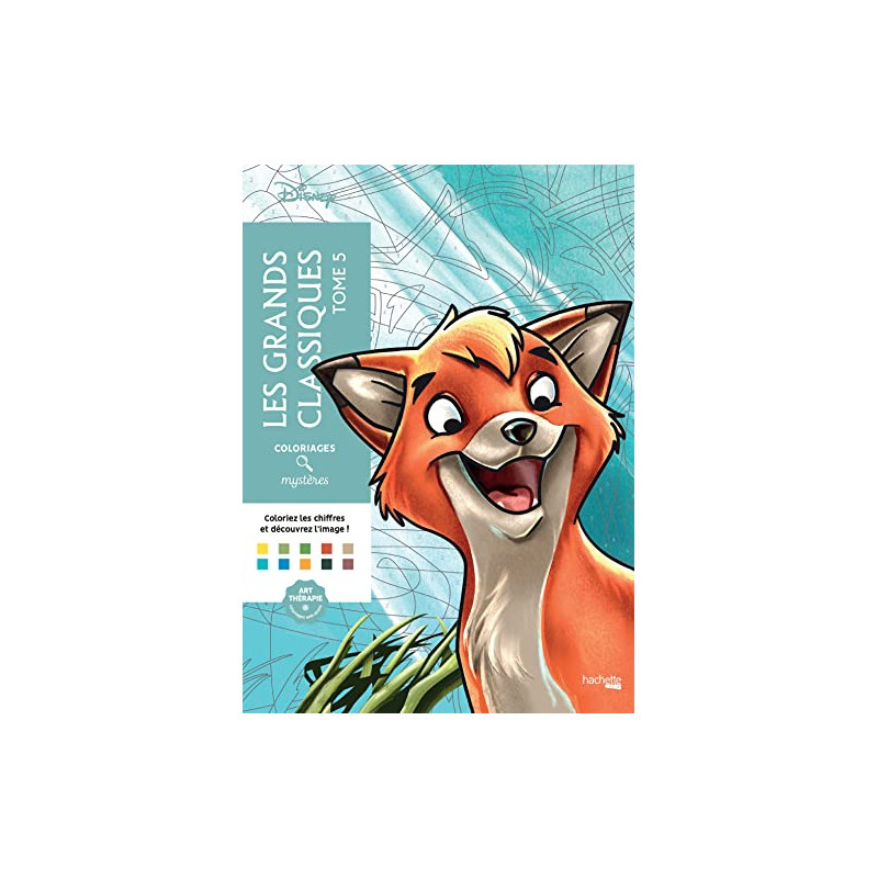 Coloriages mystères Disney -  Les Grands classiques Tome 5