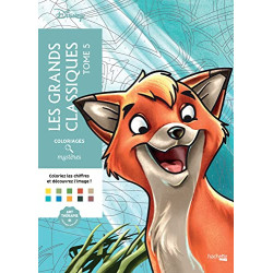 Coloriages mystères Disney -  Les Grands classiques Tome 5