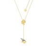 COLLIER DISNEY FANTASIA MICKEY ET LE BALAI PLAQUÉ OR