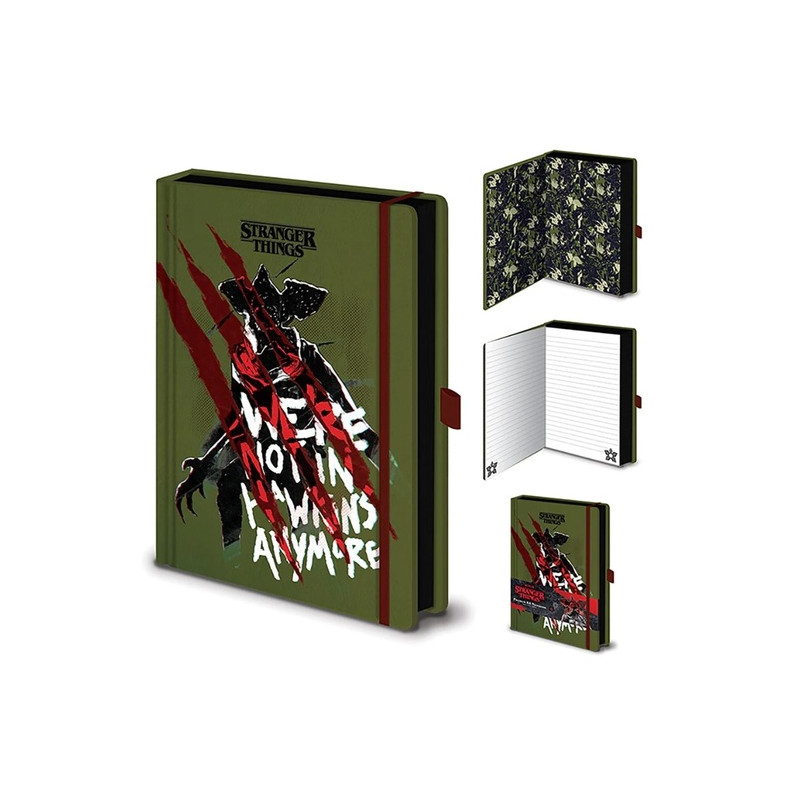 CARNET A5 PREMIUM STRANGER THINGS 4 NOT IN HAWKINS
