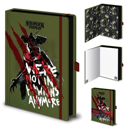 CARNET A5 PREMIUM STRANGER THINGS 4 NOT IN HAWKINS