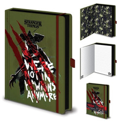 CARNET A5 PREMIUM STRANGER THINGS 4 NOT IN HAWKINS