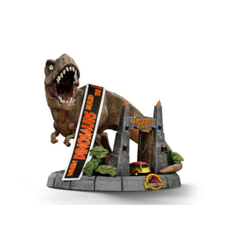 JURASSIC PARK - T-Rex Illusion Deluxe - Statuette Minico 14.8cm