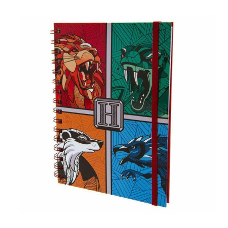 Carnet spirale animaux emblèmes