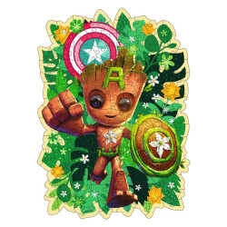 MARVEL - Groot - Puzzle en bois 150P