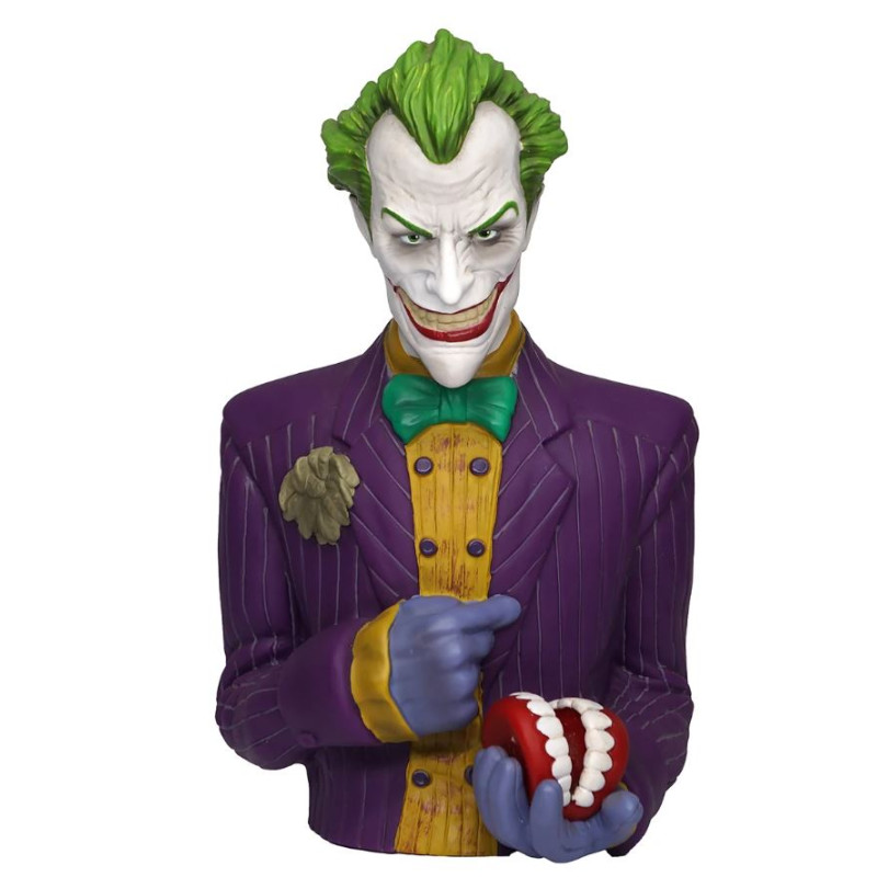 BATMAN ARKHAM ASYLUM - Joker - Tirelire 20cm dc comics