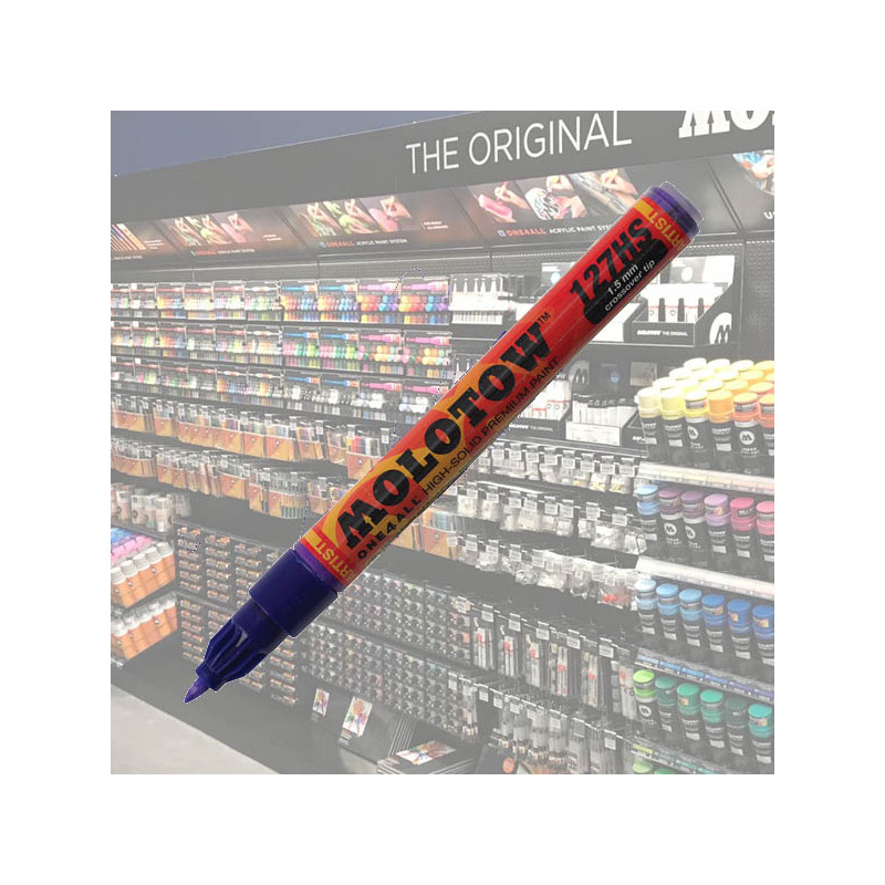 FEUTRE MARQUEUR ACRYLIQUE VIOLET DARK MOLOTOW 1.5mm