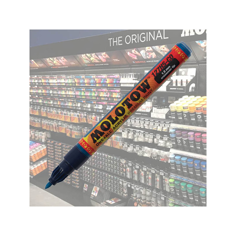 FEUTRE ACRYLIQUE MOLOTOW BLEU PETROL FONCE