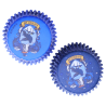 Lot de 30 capsules en papier Ravenclaw Serdaigle harry potter Crest 3 x 5,2 cm