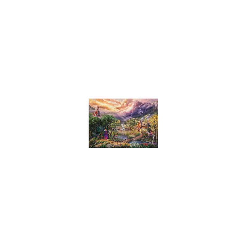 PUZZLE BLANCHE NEIGE PAYSAGE DISNEY 1000 PIECES
