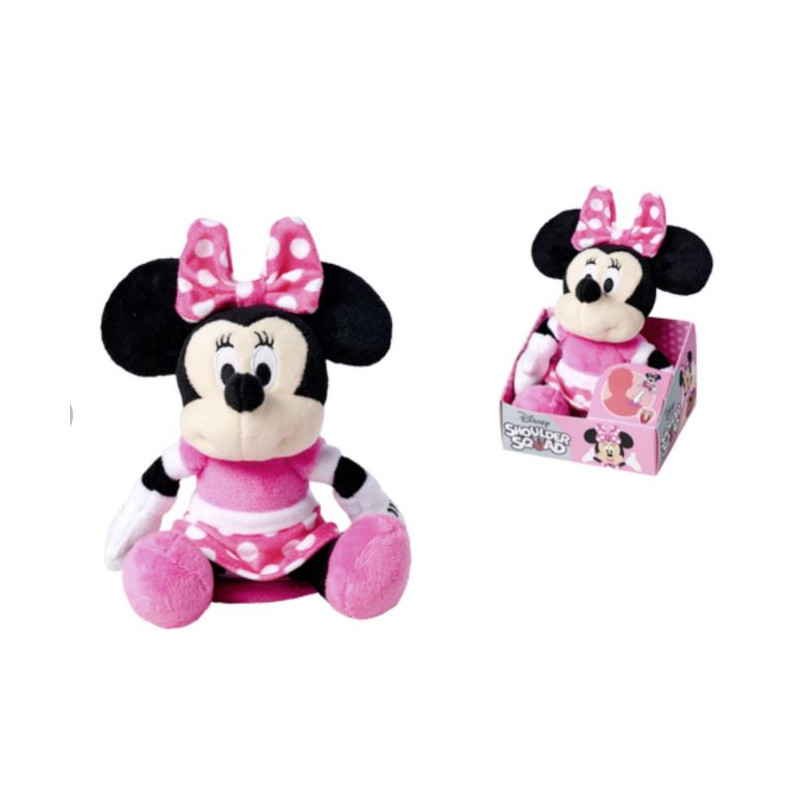 MINNIE - Peluche Epaule avec Aimant - 12cm