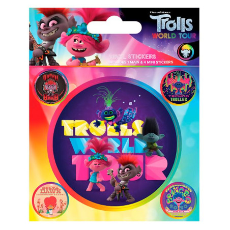 SET D'AUTOCOLLANTS LES TROLLS