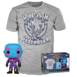 ENSEMBLE FUNKO POP ET T-SHIRT DRAX - LES GARDIENS DE LA GALAXIE - MARVEL