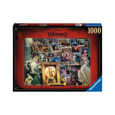 DISNEY - Puzzle Villainous 1000 Pieces - Cruella d'Enfer