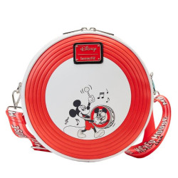 SAC A BANDOULIERE ROND MICKEY MOUSE MOUSEKETEERS - DISNEY - LOUNGEFLY