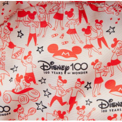 SAC A BANDOULIERE ROND MICKEY MOUSE MOUSEKETEERS - DISNEY - LOUNGEFLY