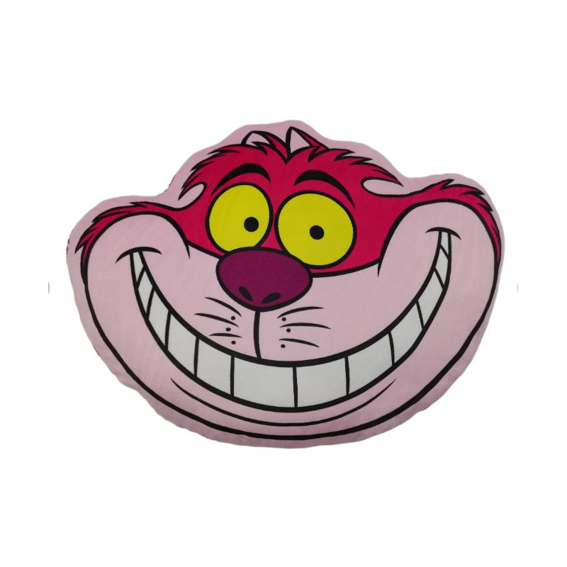 COUSSIN 3D CHAT DU CHESHIRE - ALICE AUX PAYS DES MERVEILLES - DISNEY