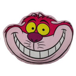 COUSSIN 3D CHAT DU CHESHIRE - ALICE AUX PAYS DES MERVEILLES - DISNEY