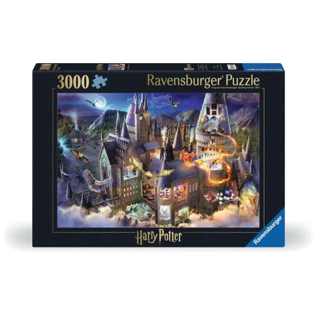 HARRY POTTER - Vue sur le château de Poudlard - Puzzle 3000pcs
