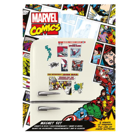 SET DE MAGNET AIMANT A FRIGO - MARVEL - COMIC
