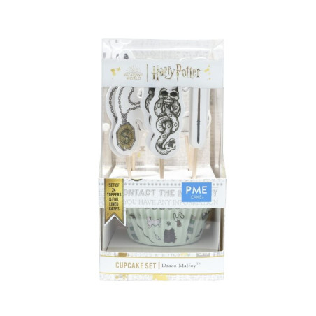 Kit de décoration de cupcakes capsules et toppers (24) Draco Malfoy harry potter